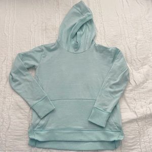 Never worn Athelta girl light blue hoodie